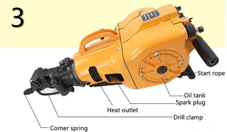 Hand Held Air Leg Hydraulic Rock Drill Machine for Mining