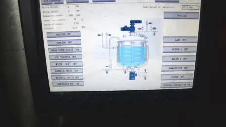 Serbatoio di miscelazione sottovuoto in acciaio inossidabile per impianto di produzione di vernici